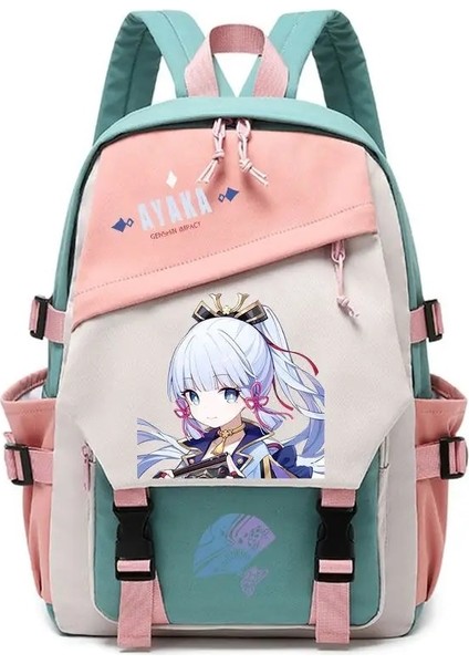 Stil 14 Genshin Etki Anime Cosplay Öğrencileri Okul Çantası Sırt Çantası Beelzebul Ayaka Xiao Gizli Sakli Konusmalar Seyahat Sırt Çantası Açık Erkek Kız Hediyeler (Yurt Dışından) indirimleri