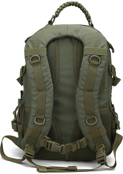 Haki (2 Askı) 35L Kamp Sırt Çantası Su Geçirmez Trekking Balıkçılık Av Çantası Askeri Taktik Ordu Molle Tırmanma Sırt Çantası Açık Çanta Mochila (Yurt Dışından)
