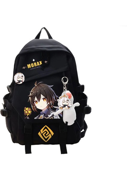 Stil 5 Hiçbir Kolye Genshin Etki Anime Cosplay Öğrencileri Okul Çantası Sırt Çantası Ayaka Kazuha Xiao Gizli Sakli Konusmalar Seyahat Sırt Çantası Açık Erkek Kız Hediyeler (Yurt Dışından) modelleri