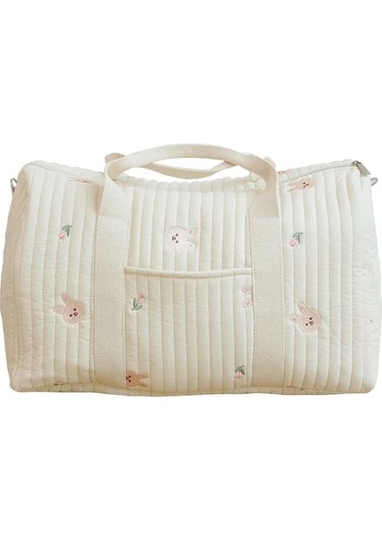 Tavşan Büyük Annelik Paketi Bebek Bezi Çanta Anne Arabası Nappy Organizatör Taşınabilir Boston Bagaj Seyahat Değişen Postacı Çantası (Yurt Dışından)