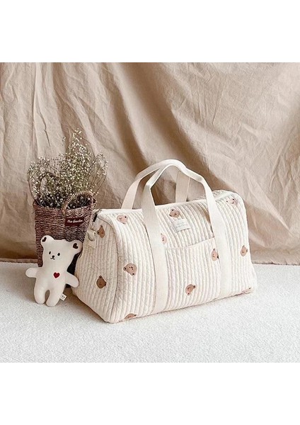 Tavşan Büyük Annelik Paketi Bebek Bezi Çanta Anne Arabası Nappy Organizatör Taşınabilir Boston Bagaj Seyahat Değişen Postacı Çantası (Yurt Dışından) fiyatları