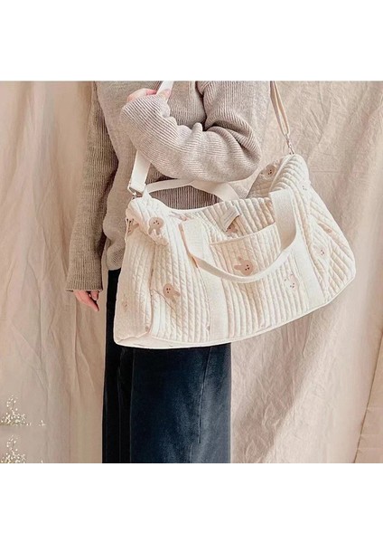 Tavşan Büyük Annelik Paketi Bebek Bezi Çanta Anne Arabası Nappy Organizatör Taşınabilir Boston Bagaj Seyahat Değişen Postacı Çantası (Yurt Dışından) modelleri