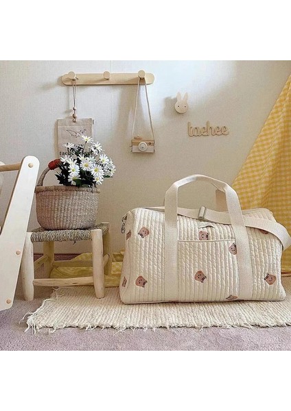 Tavşan Büyük Annelik Paketi Bebek Bezi Çanta Anne Arabası Nappy Organizatör Taşınabilir Boston Bagaj Seyahat Değişen Postacı Çantası (Yurt Dışından) fırsatları