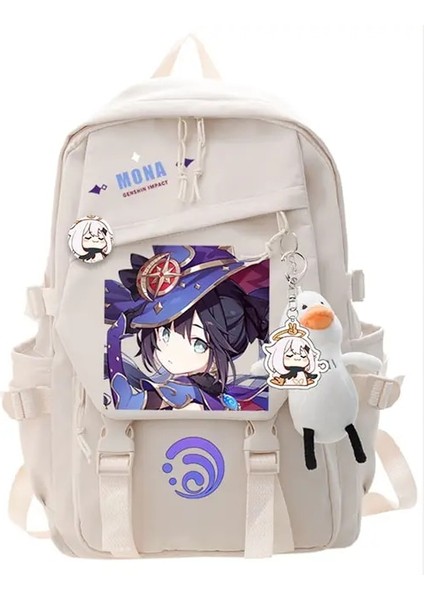 Stil 28 No Kolye Yae Miko Albedo Genshin Etki Anime Cosplay Öğrenci Okul Çantası Sırt Çantası Gizli Sakli Konusmalar Dizüstü Bilgisayar Seyahat Sırt Çantası Açık Erkek Kız Hediyeler (Yurt Dışından)