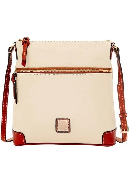 Beyaz Vintage Çakıl Litchi Granül Doku Crossbody Çanta Çok Renkli Kadın Çantası (Yurt Dışından)