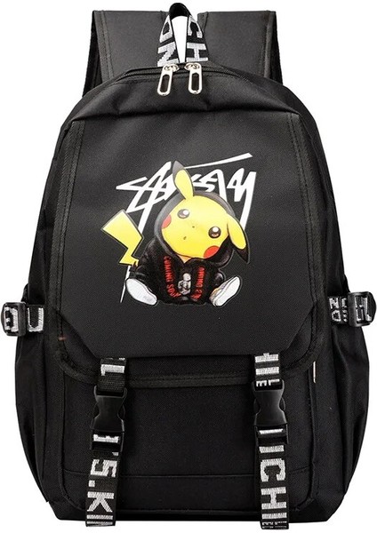 Stil 1 Miniso Pokemon Pikachu Sırt Çantası Anime Cosplay Unisex Öğrenciler Okul Çantası Karikatür Gizli Sakli Konusmalar Dizüstü Seyahat Sırt Çantası Açık Çanta (Yurt Dışından) fiyatları