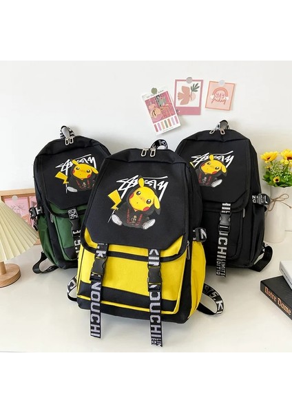 Stil 1 Miniso Pokemon Pikachu Sırt Çantası Anime Cosplay Unisex Öğrenciler Okul Çantası Karikatür Gizli Sakli Konusmalar Dizüstü Seyahat Sırt Çantası Açık Çanta (Yurt Dışından) modelleri