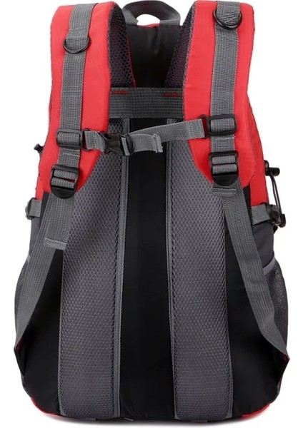 Turuncu 40L Büyük Kapasiteli Su Geçirmez Seyahat Sırt Çantaları Erkekler Tırmanma Seyahat Çantaları Yürüyüş Sırt Çantası Açık Spor Okul Çantası Kadın Sırt Çantası (Yurt Dışından) fırsatları