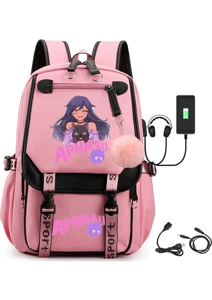 Stil 4 Aphmau Anime Sırt Çantası Cosplay Unisex Öğrenciler Okul Çantası Karikatür Gizli Sakli Konusmalar Dizüstü Seyahat Sırt Çantası Açık Çanta (Yurt Dışından) modelleri