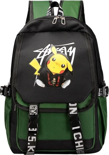 Stil 1 Miniso Pokemon Pikachu Sırt Çantası Anime Cosplay Unisex Öğrenciler Okul Çantası Karikatür Gizli Sakli Konusmalar Dizüstü Seyahat Sırt Çantası Açık Çanta (Yurt Dışından) indirimleri
