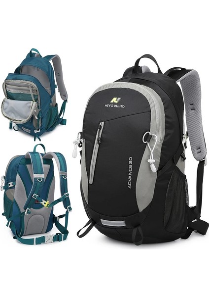 Kırmızı 30L Erkekler Unisex Açık Yürüyüş Sırt Çantası Seyahat Paketi Spor Çantası Paketi Balıkçılık Çantası Tırmanma Kamp Sırt Çantası Erkek Kadın Kadın (Yurt Dışından) fiyatları