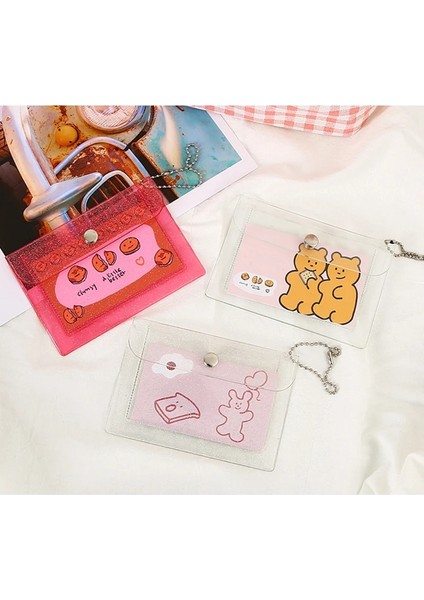 Temizle Kadın Şeffaf Bozuk Para Cüzdanı Kızlar Değişim Para Çantası Kredi Kartlıklı Cüzdan Pu Kadın Çantalar El Çantası Çocuklar Için Hediyeler (Yurt Dışından) modelleri