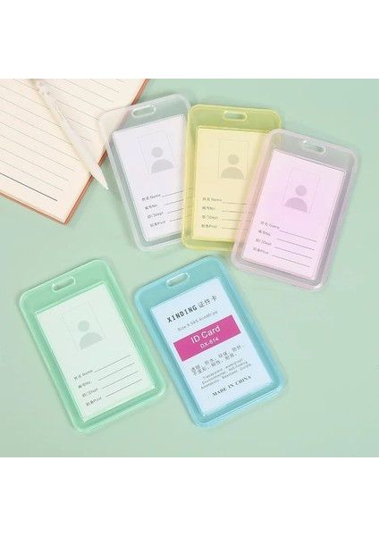 D Kadın Erkek Kart Kılıfı Plastik Şeffaf Iş Bankası Çalışma Kimliği Öğrenci Otobüsü Kredi Kartları Öğrenciler Için Tutucu Kılıfı Koruyun (Yurt Dışından) fiyatları