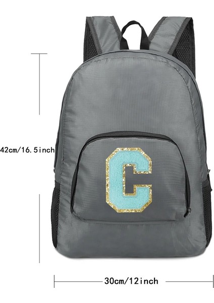 A 1592(Y) Yeni Erkek ve Kadın Çok Yönlü Yeşil Harf Işlemeli Logo, Büyük Kapasiteli Taşınabilir Açık Hava Yürüyüşü ve Işe Gidiş Sırt Çantası (Yurt Dışından) fırsatları