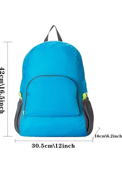 10BLACK R Açık Seyahat Spor Hafif Siyah Mektup Baskı Sırt Çantası Yürüyüş Çantası Kamp Sırt Çantası Erkek Kadın Çocuk Mavi Kamp Sırt Çantası (Yurt Dışından) fiyatları