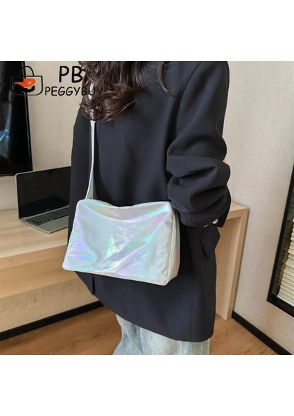 Renkli Kadın Rahat Paketi Büyük Kapasiteli Satchel Çanta Yumuşak Seyahat Çantası Renkli Ayarlanabilir Askı Basit Kadın Kız Çantası (Yurt Dışından) modelleri