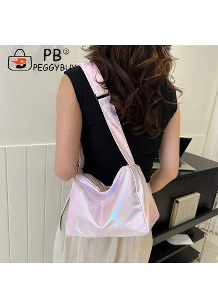 Renkli Kadın Rahat Paketi Büyük Kapasiteli Satchel Çanta Yumuşak Seyahat Çantası Renkli Ayarlanabilir Askı Basit Kadın Kız Çantası (Yurt Dışından) fırsatları