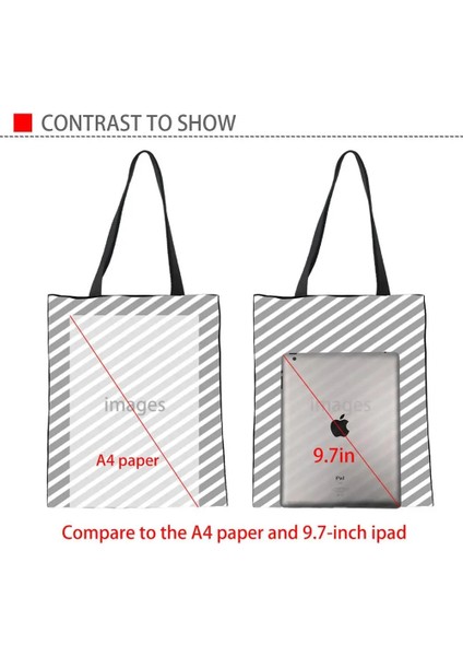 HDM090637Z22 Çiçek Boston Terrier Baskı Kadın Bez Çantalar Sevimli Kadın Bayanlar Yaz Plaj Çanta Rahat Kızlar Omuz Çantaları (Yurt Dışından) fırsatları