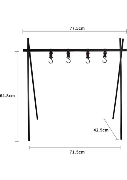Kamp Rafı Katlanır Çantalı 6 Taşıma Askılı fiyatları
