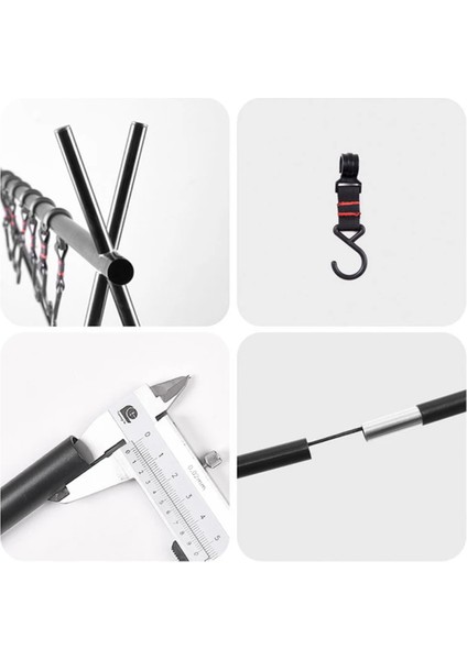 Kamp Rafı Katlanır Çantalı 6 Taşıma Askılı fırsatları