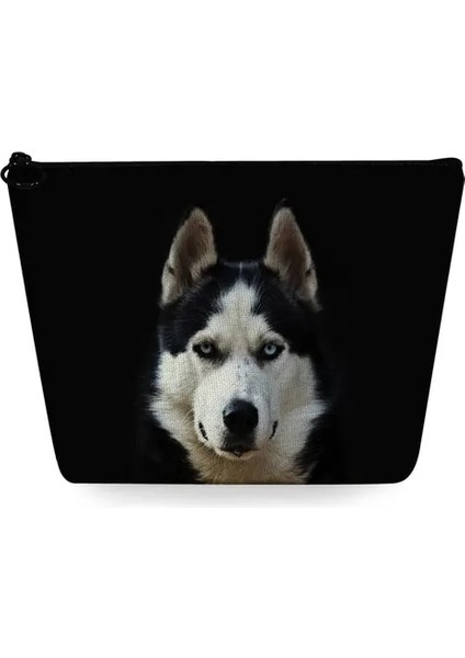 SN5150 Köpek Çantası Alman Çoban Boston Terrier Bulldog Husky Köpek Rahat Kadın Kozmetik Çantası Hediye Taşınabilir Makyaj Organizatör Seyahat Tuvalet Çantaları (Yurt Dışından)