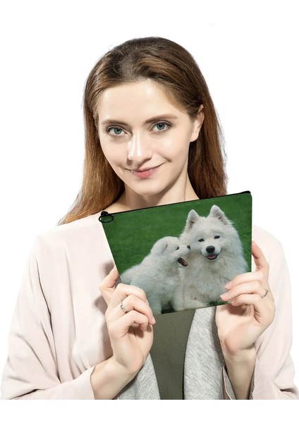 SN5150 Köpek Çantası Alman Çoban Boston Terrier Bulldog Husky Köpek Rahat Kadın Kozmetik Çantası Hediye Taşınabilir Makyaj Organizatör Seyahat Tuvalet Çantaları (Yurt Dışından) fırsatları