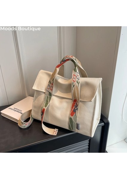 Saf Yeşil 31X24X16CM Kaliteli Kanvas Çanta Kadınlar Için 2023 Son Trendler Tasarımcı Omuz Crossbody Çanta Boston Büyük Kapasiteli Kanvas Alışveriş Tote (Yurt Dışından) fiyatları