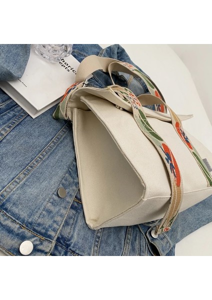 Saf Yeşil 31X24X16CM Kaliteli Kanvas Çanta Kadınlar Için 2023 Son Trendler Tasarımcı Omuz Crossbody Çanta Boston Büyük Kapasiteli Kanvas Alışveriş Tote (Yurt Dışından) modelleri