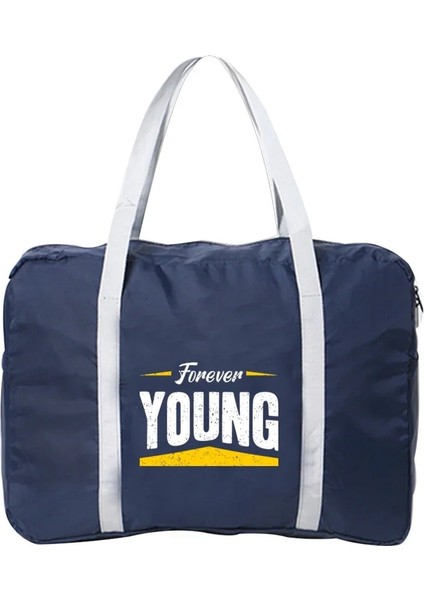 5PHRASE039 Boston Çanta Seyahat Çantası Unisex Katlanabilir Çanta Organizatörler Büyük Kapasiteli Taşınabilir Cümle Baskılı Bagaj Çantaları Seyahat Aksesuarları (Yurt Dışından) fırsatları