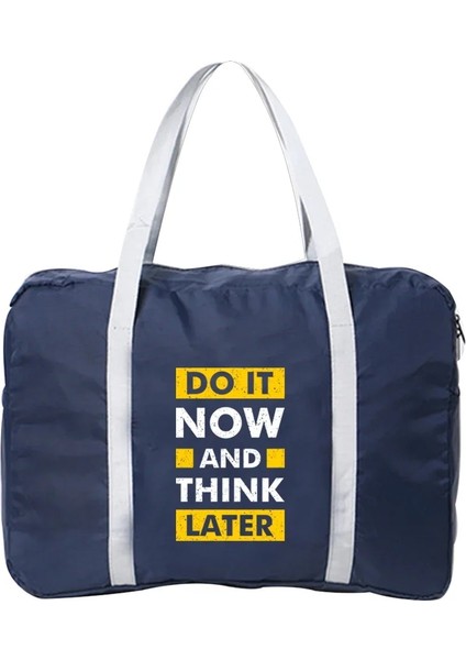 5PHRASE039 Boston Çanta Seyahat Çantası Unisex Katlanabilir Çanta Organizatörler Büyük Kapasiteli Taşınabilir Cümle Baskılı Bagaj Çantaları Seyahat Aksesuarları (Yurt Dışından) indirimleri