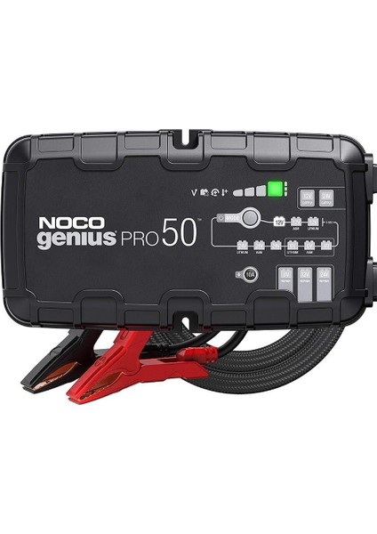 GENIUSPRO50 Akıllı Akü Şarj ve Akü Bakım/desülfatör/power Supply 6V/12V/24V 1000A