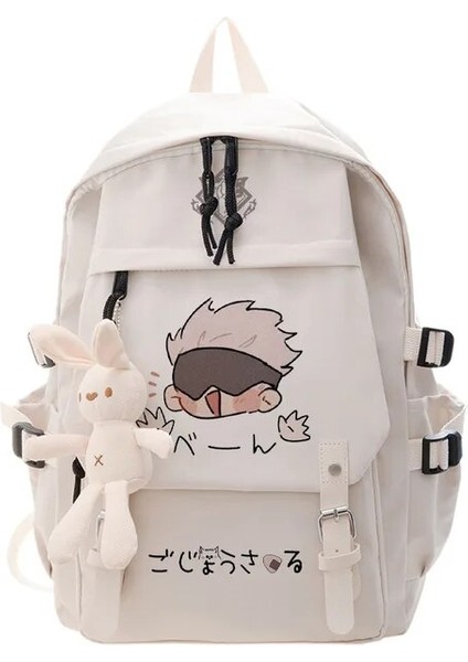 Stil 16 Satoru Jujutsu Kaisen Anime Cosplay Sırt Çantası Öğrencileri Okul Çantası Karikatür Gizli Sakli Konusmalar Dizüstü Seyahat Sırt Çantası Açık Erkek Kız Hediyeler (Yurt Dışından)