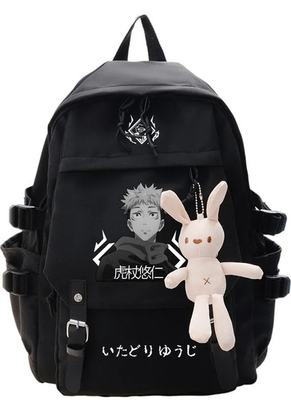 Stil 16 Satoru Jujutsu Kaisen Anime Cosplay Sırt Çantası Öğrencileri Okul Çantası Karikatür Gizli Sakli Konusmalar Dizüstü Seyahat Sırt Çantası Açık Erkek Kız Hediyeler (Yurt Dışından)