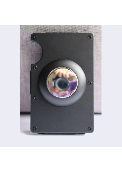 D-Mavi Hava Etiketi Para Klip Ince Kart Sahibinin Erkekler Ince Cüzdan Alüminyum Alaşımlı Kasa Erkek Tracker Hava Etiketi ile Lüks Tasarımcı Rfid Tarjetero (Yurt Dışından)