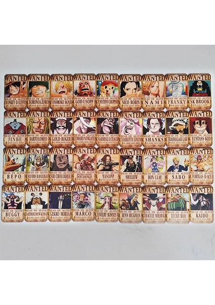 Özel 1 Takım Anime Tek Parça Aranıyor Kimlik Kartı Tutucu Şekil Koleksiyonu Luffy Nika Roger Kılıfları Kart Kordon Anahtar Kordon Rozeti (Yurt Dışından)