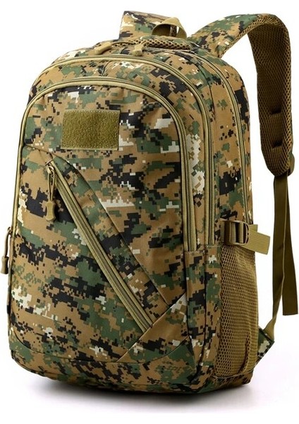 Kamuflaj C 20 L 30X15X45CM Kamuflaj Sırt Çantası Erkek 20 L Yıpranmaya Dayanıklı Su Geçirmez Dış Mekan Seyahat Sırt Çantaları Gençlik Spor Dağcılık Sırt Çantası Erkek (Yurt Dışından)