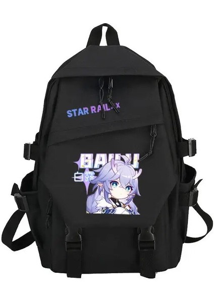 Stil 20 Yıldız Raylı Anime Cosplay Öğrencileri Okul Çantası Sırt Çantası 7 Mart Jing Yuan Sırt Çantası Seyahat Sırt Çantası Açık Erkek Kız Hediyeler (Yurt Dışından)