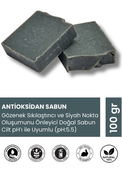 Antioksidan Sabunu 100gr (Gözenek ve Siyah Nokta Karşıtı)