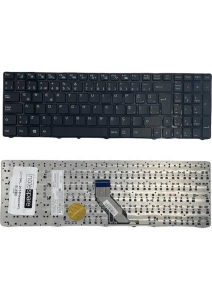 Casper ile Uyumlu CKU.2020-4K5V-B, CKU.2020-4K5V-S, CKU.2020-4L05V-B Notebook Klavye Siyah Tr