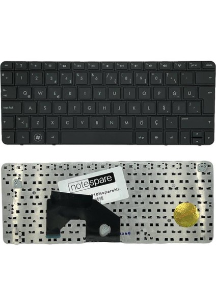 Hp ile Uyumlu Mini 210-1115EG, 210-1142CL, 210-1150NR, 210-1199DX Notebook Klavye Siyah Tr