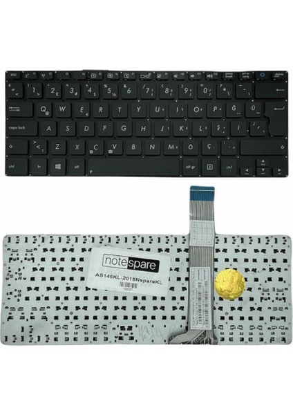 Asus ile Uyumlu 90NB00Z0-R31TU0 Notebook Klavye Siyah Tr