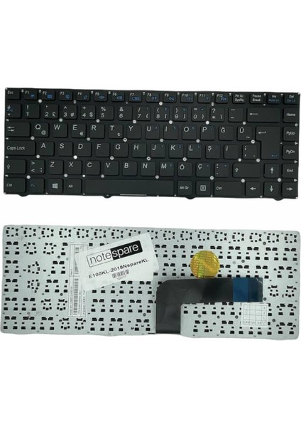 Exper ile Uyumlu A4B-R02, W540 Notebook Klavye Siyah Tr