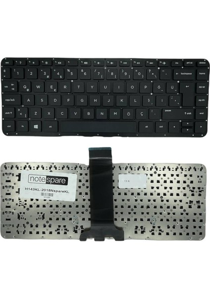 Hp ile Uyumlu Pavilion 13-B101NT (K0W94EA), 13-B200NT (L0C09EA) Notebook Klavye Siyah Tr