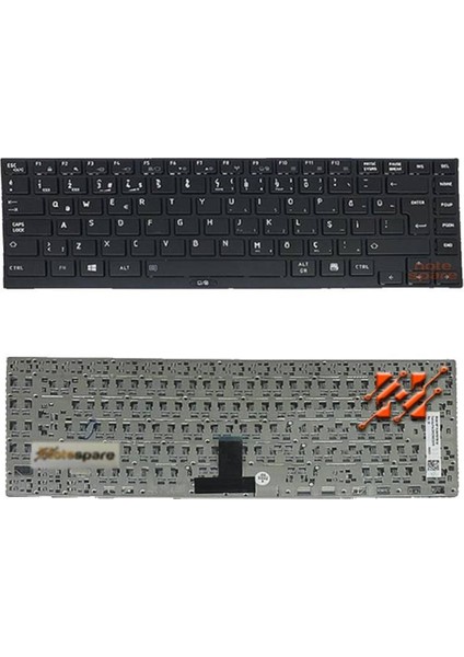 Toshiba ile Uyumlu Portege R700-12K, R700-12M, R700-13J, R700-14K Notebook Klavye Siyah Tr