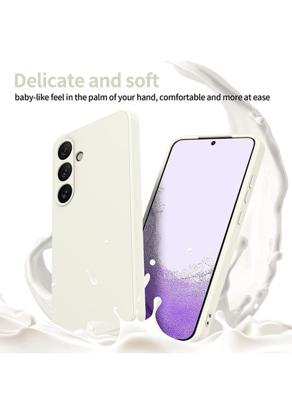 Samsung Galaxy S23 Fe Için Ince Sıvı Silikon Telefon Kılıfı - Beyaz (Yurt Dışından) fiyatları