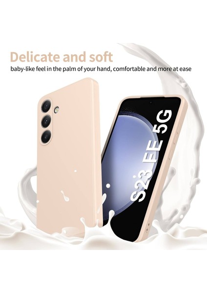 Samsung Galaxy S23 Fe Için Ince Sıvı Silikon Telefon Kılıfı - Sarı (Yurt Dışından) fiyatları