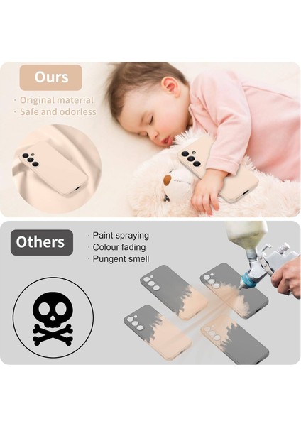 Samsung Galaxy S23 Fe Için Ince Sıvı Silikon Telefon Kılıfı - Sarı (Yurt Dışından) indirimleri