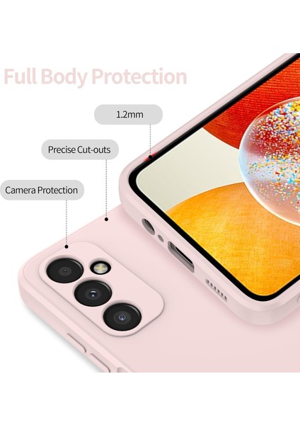 Samsung Galaxy A24 4g Için Ince Sıvı Silikon Telefon Kılıfı - Pembe (Yurt Dışından) modelleri