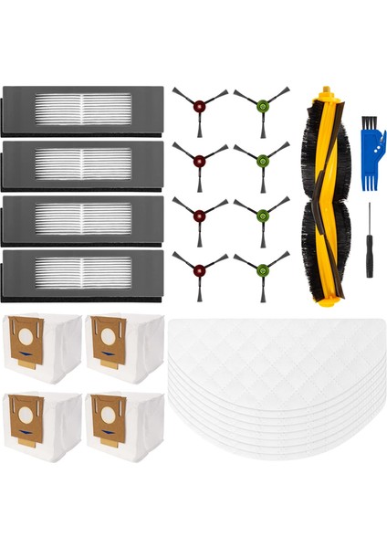 Deebot T8 T8 T8 Max N8 Pro N8 Pro+ / Max Robot Süpürge Için Yedek Parça Kiti (Yurt Dışından)