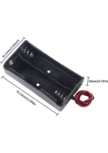 24 Adet 18650 Pil Tutucu Paketi Tel ile Pil Tutucu Kılıf 3.7V, 1/2/3/4X3.7V Serisi Dıy Pil Saklama Kutuları (Yurt Dışından)